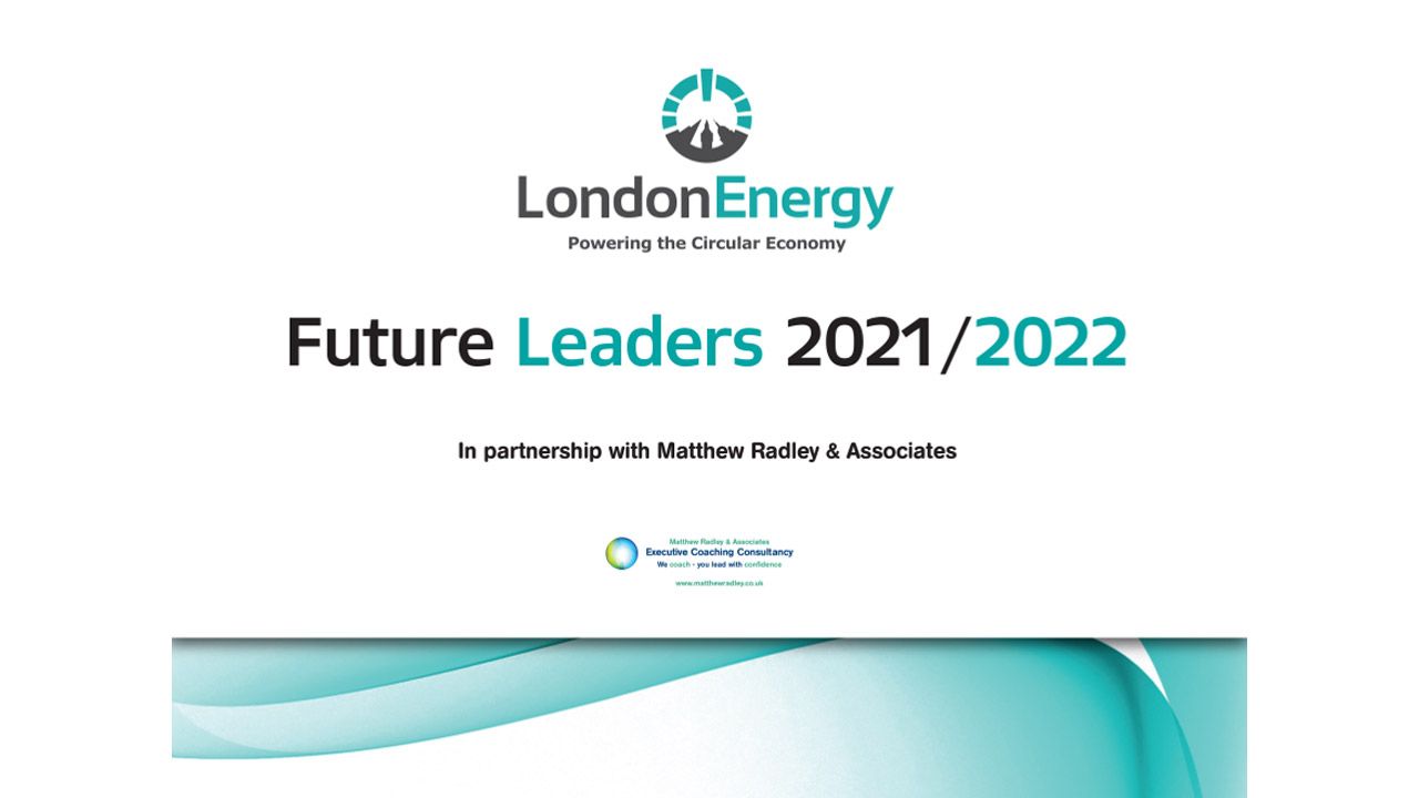 Delivering a sustainable pipeline of Future Leaders with London Energy